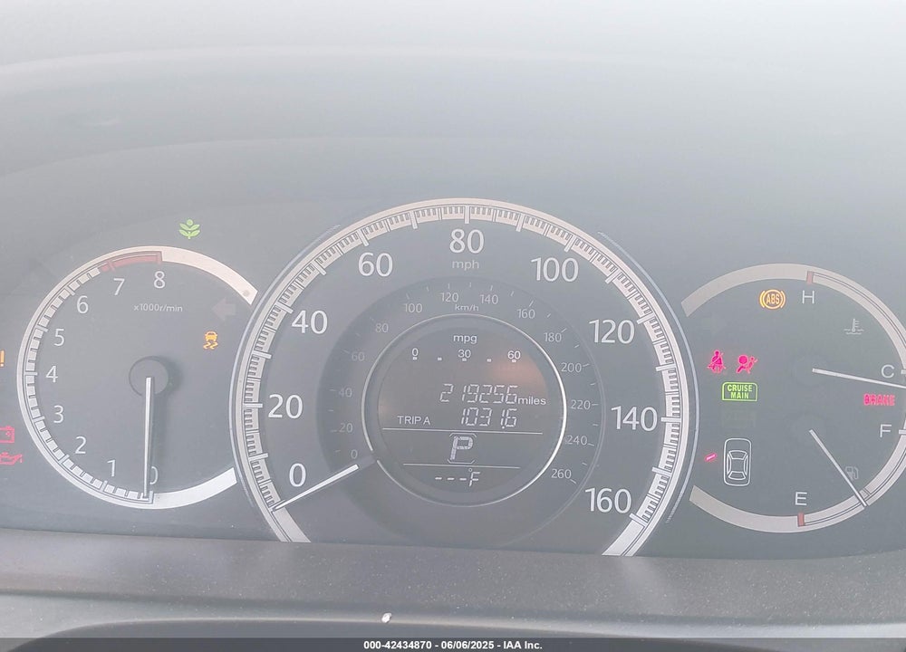 2013 HONDA ACCORD VIN: 1HGCR2F3XDA142230