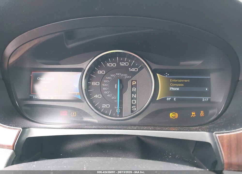 2014 FORD EDGE VIN: 2FMDK3KC6EBA34577