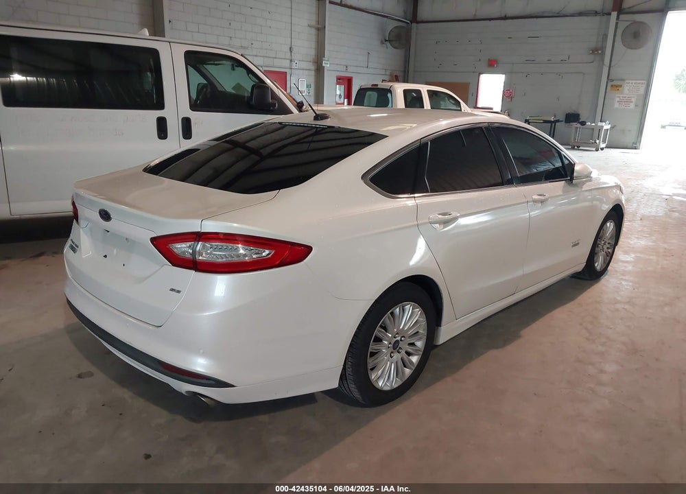 2014 FORD FUSION ENERGI SE LUXURY VIN: 3FA6P0PU1ER129649