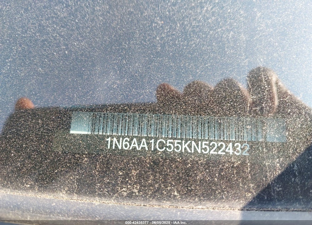 2019 NISSAN TITAN SV VIN: 1N6AA1C55KN522432