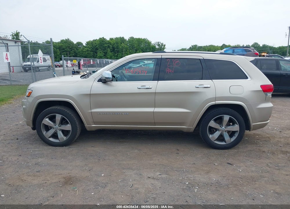 2014 JEEP GRAND CHEROKEE OVERLAND VIN: 1C4RJFCG4EC509336