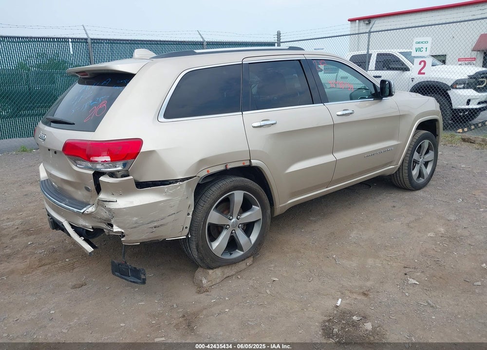 2014 JEEP GRAND CHEROKEE OVERLAND VIN: 1C4RJFCG4EC509336