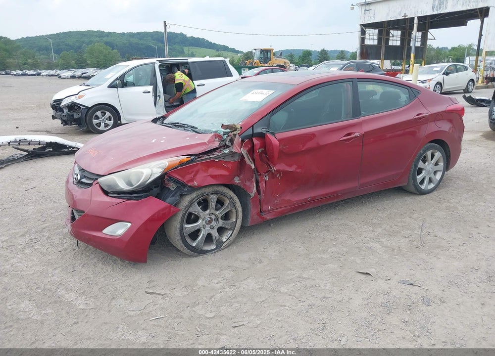 2012 HYUNDAI ELANTRA VIN: KMHDH4AE8CU316461