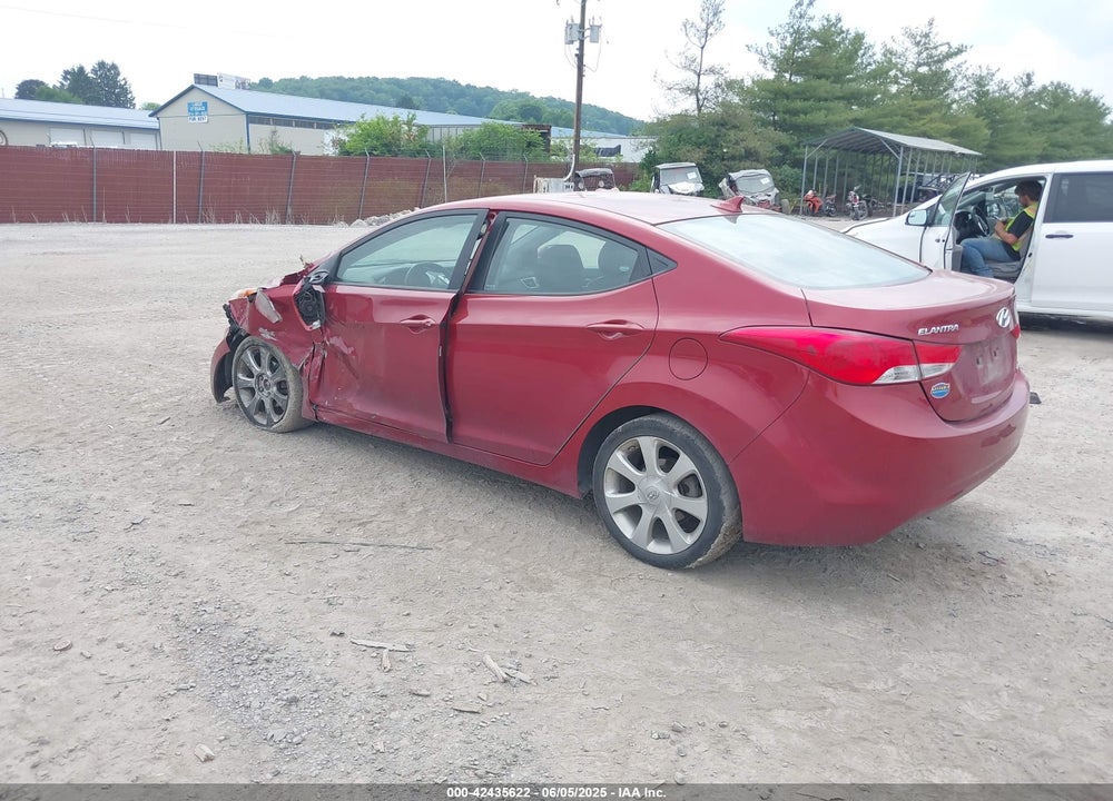 2012 HYUNDAI ELANTRA VIN: KMHDH4AE8CU316461