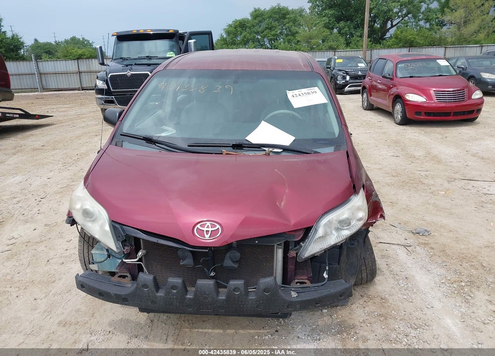 2013 TOYOTA SIENNA L V6 7 PASSENGER VIN: 5TDZK3DC7DS298153