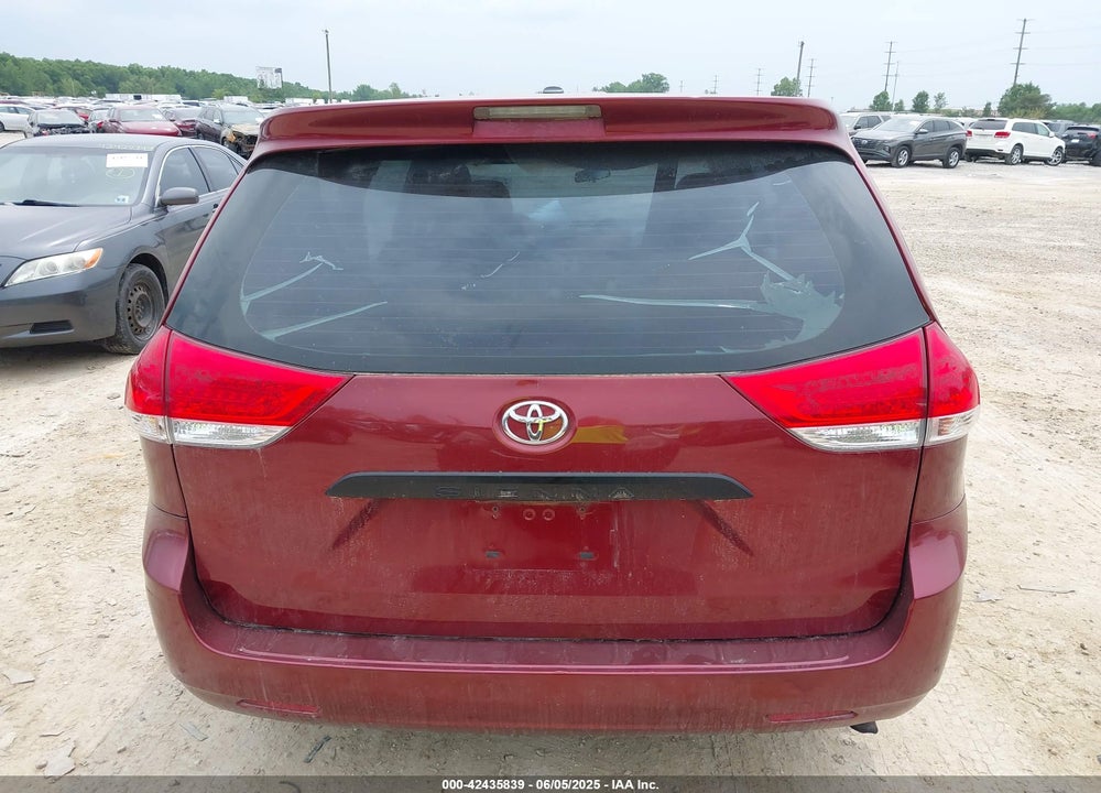 2013 TOYOTA SIENNA L V6 7 PASSENGER VIN: 5TDZK3DC7DS298153
