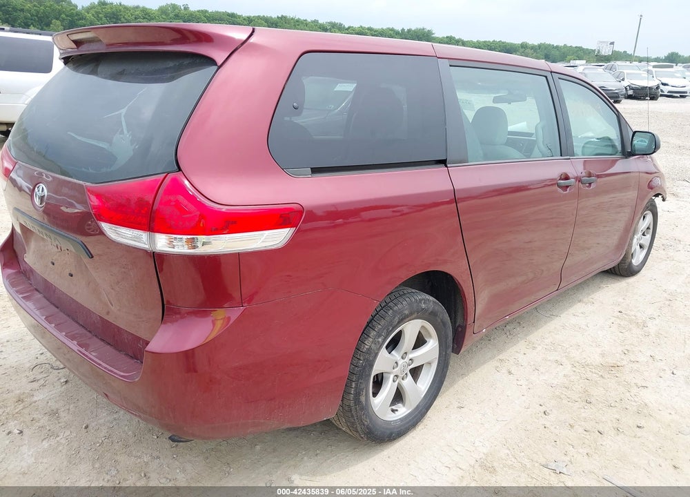 2013 TOYOTA SIENNA L V6 7 PASSENGER VIN: 5TDZK3DC7DS298153