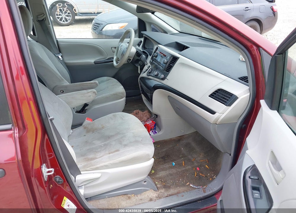 2013 TOYOTA SIENNA L V6 7 PASSENGER VIN: 5TDZK3DC7DS298153