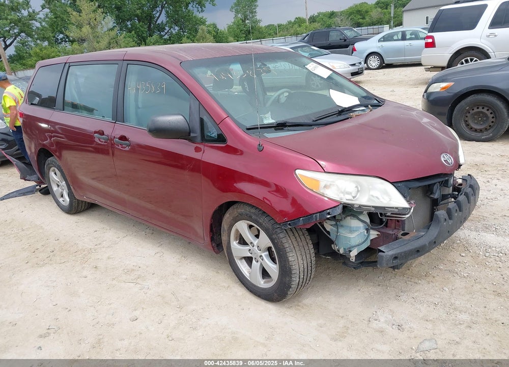 2013 TOYOTA SIENNA L V6 7 PASSENGER VIN: 5TDZK3DC7DS298153