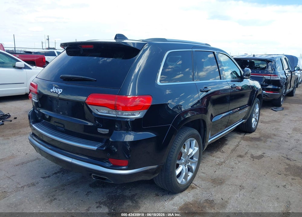 2016 JEEP GRAND CHEROKEE SUMMIT VIN: 1C4RJFJT5GC339295