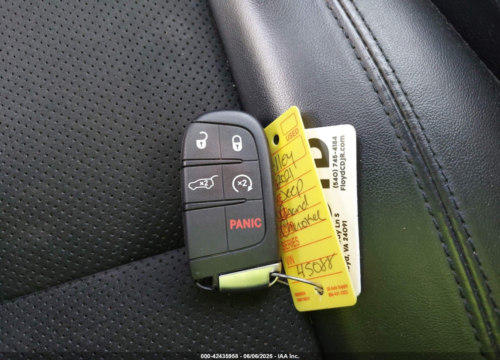 2021 JEEP GRAND CHEROKEE VIN: 1C4RJFAG6MC675620