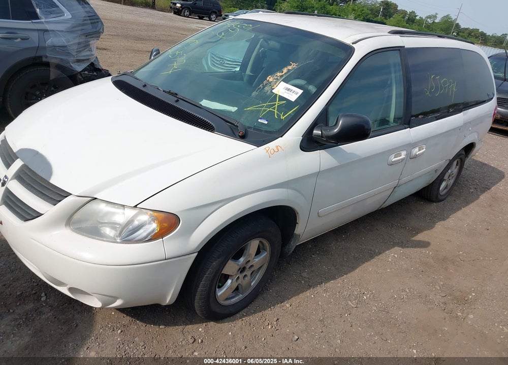 2007 DODGE GRAND CARAVAN SXT VIN: 2D4GP44L47R194735