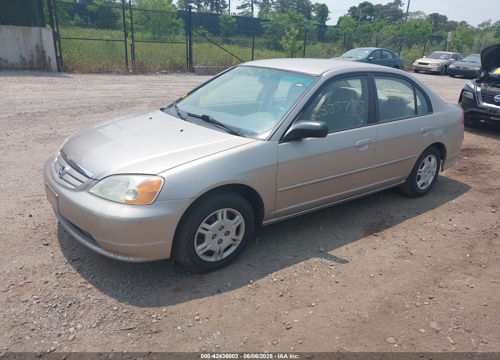 2002 HONDA CIVIC LX VIN: 2HGES16572H609157