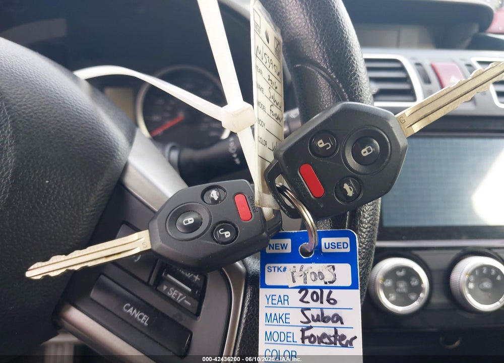 2016 SUBARU FORESTER VIN: JF2SJADC6GH539560