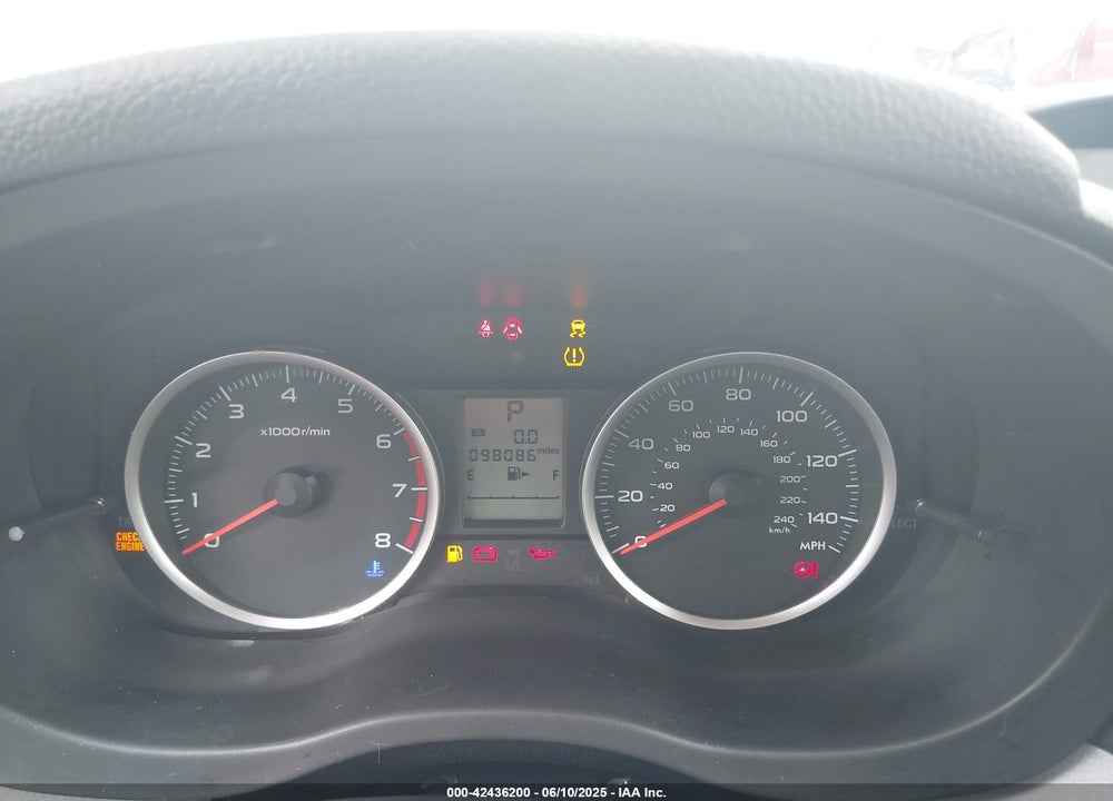 2016 SUBARU FORESTER VIN: JF2SJADC6GH539560