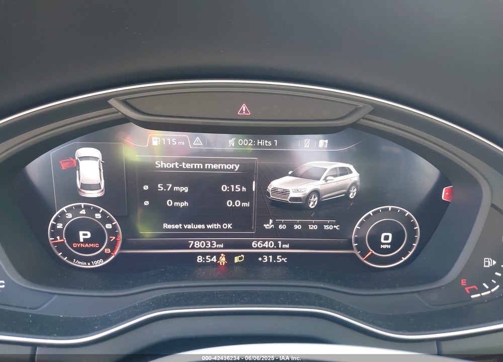 2018 AUDI Q5 2.0T PREMIUM/2.0T TECH PREMIUM VIN: WA1BNAFY8J2044079