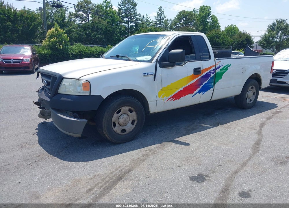 2005 FORD F-150 VIN: 1FTRF12215KC12296