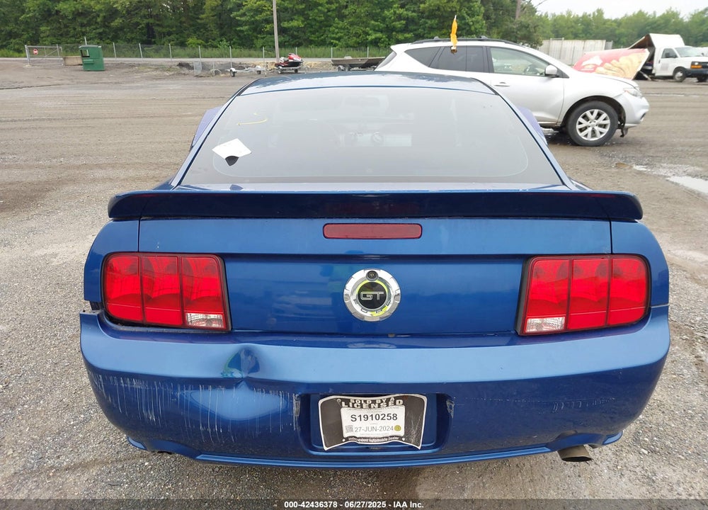 2006 FORD MUSTANG GT VIN: 1ZVFT82H665243386