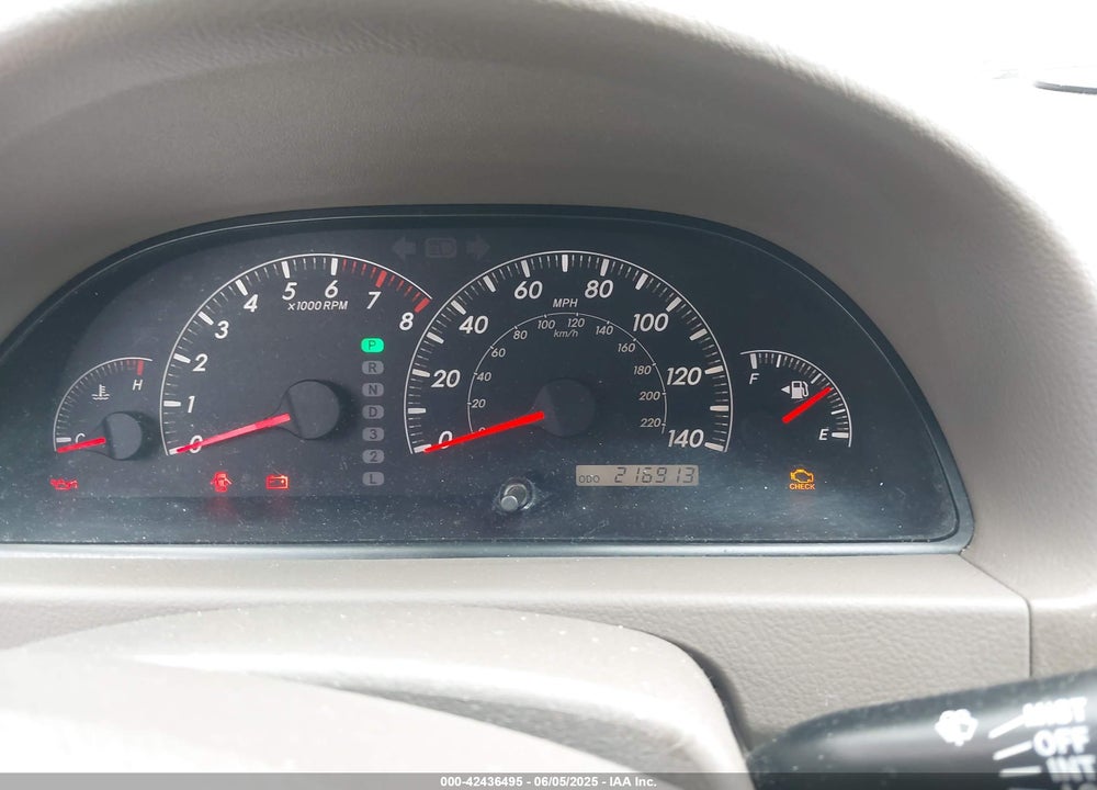 2005 TOYOTA CAMRY LE VIN: 4T1BE32K35U005795