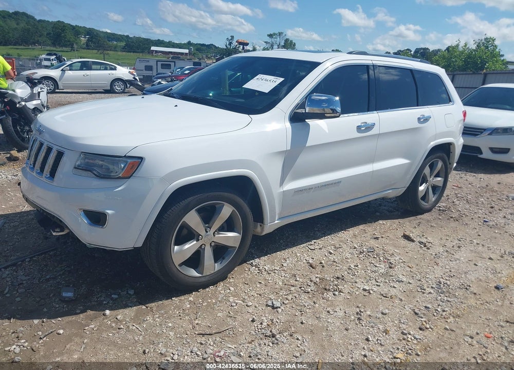 2014 JEEP GRAND CHEROKEE OVERLAND VIN: 1C4RJFCG0EC238873