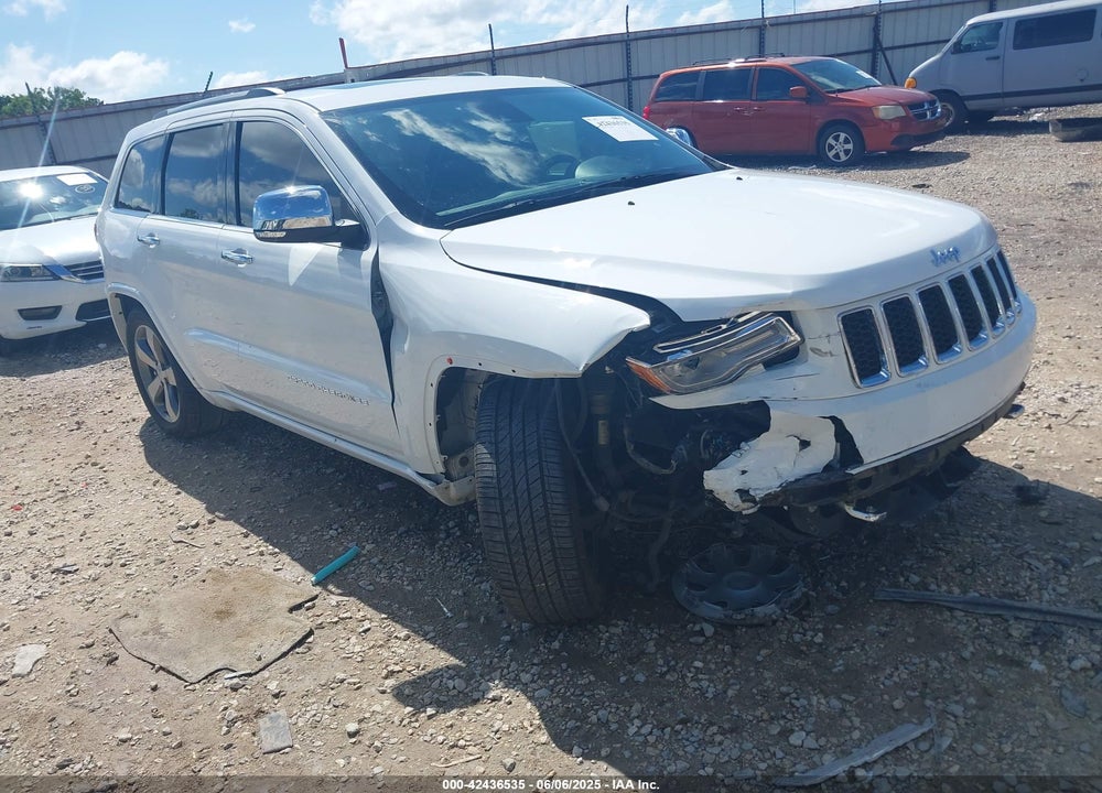 2014 JEEP GRAND CHEROKEE OVERLAND VIN: 1C4RJFCG0EC238873