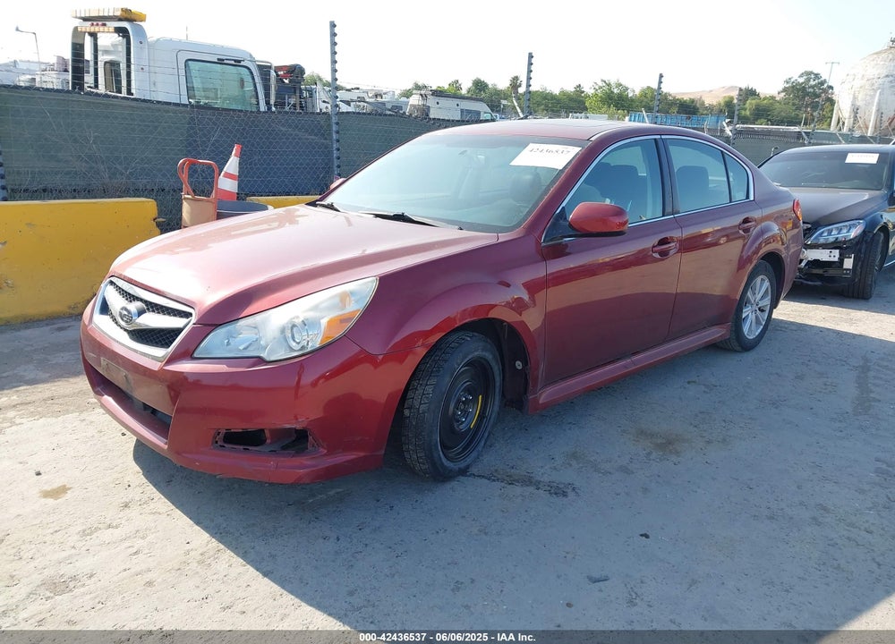 2010 SUBARU LEGACY 2.5I PREMIUM VIN: 4S3BMBG66A3212470