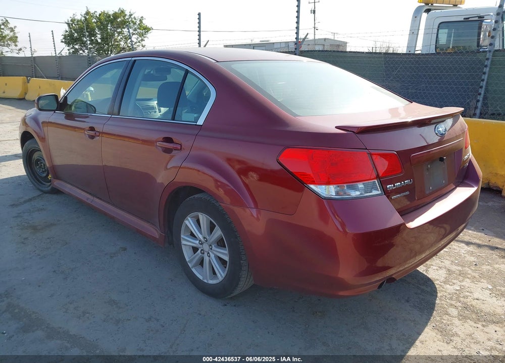 2010 SUBARU LEGACY 2.5I PREMIUM VIN: 4S3BMBG66A3212470