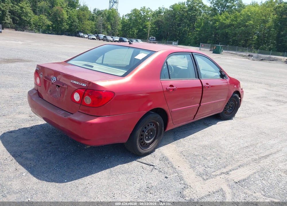 2006 TOYOTA COROLLA LE VIN: 2T1BR30E36C697447