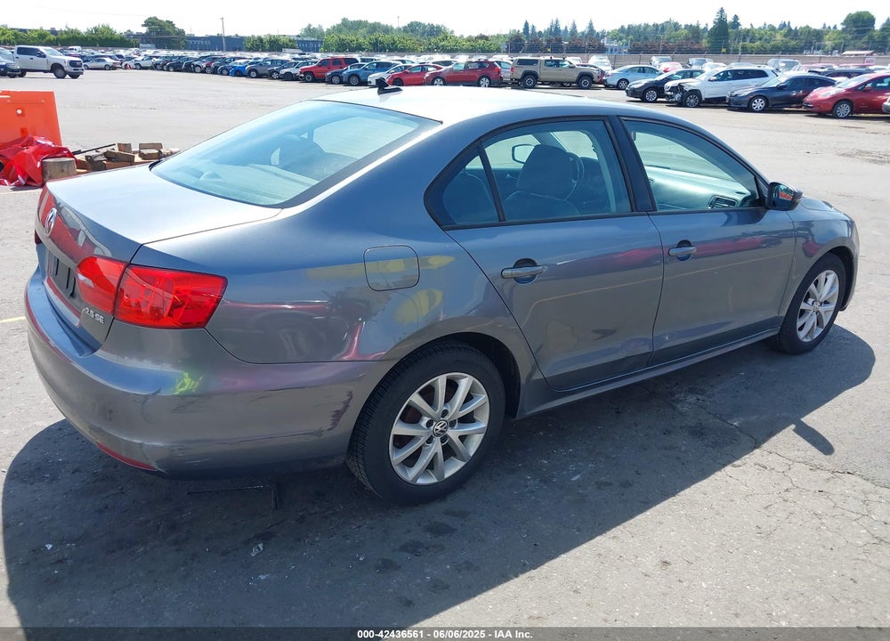 2012 VOLKSWAGEN JETTA 2.5L SE VIN: 3VWDX7AJ0CM354869