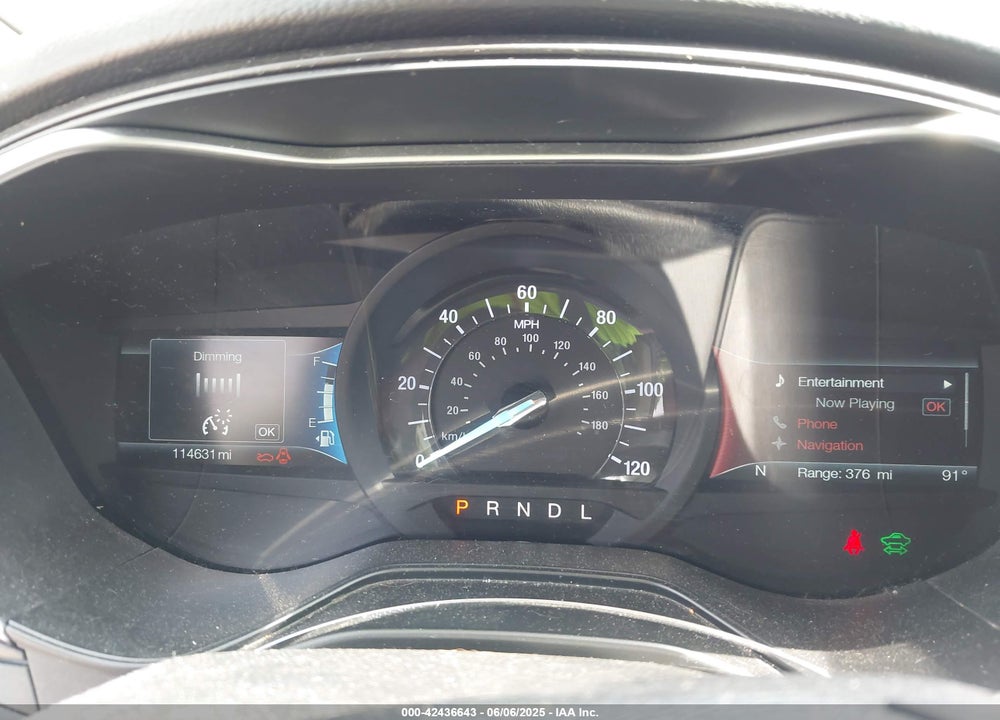 2019 FORD FUSION HYBRID VIN: 3FA6P0RU0KR260239