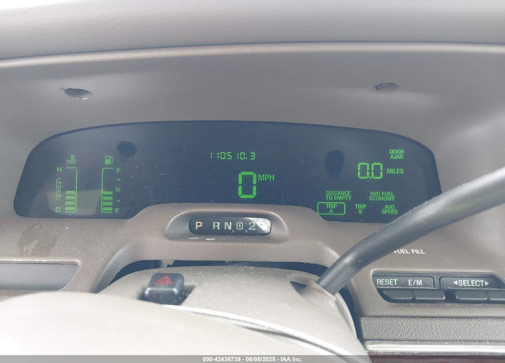 2001 MERCURY GRAND MARQUIS LS VIN: 2MEFM75W31X704019