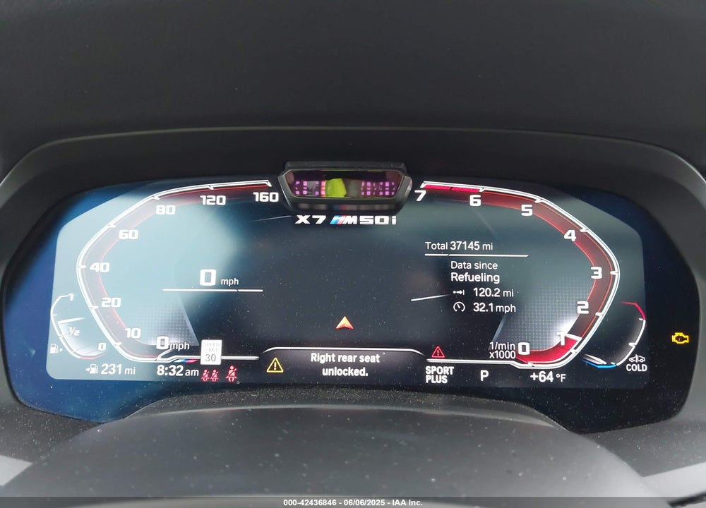 2022 BMW X7 VIN: 5UXCX6C06N9M67271