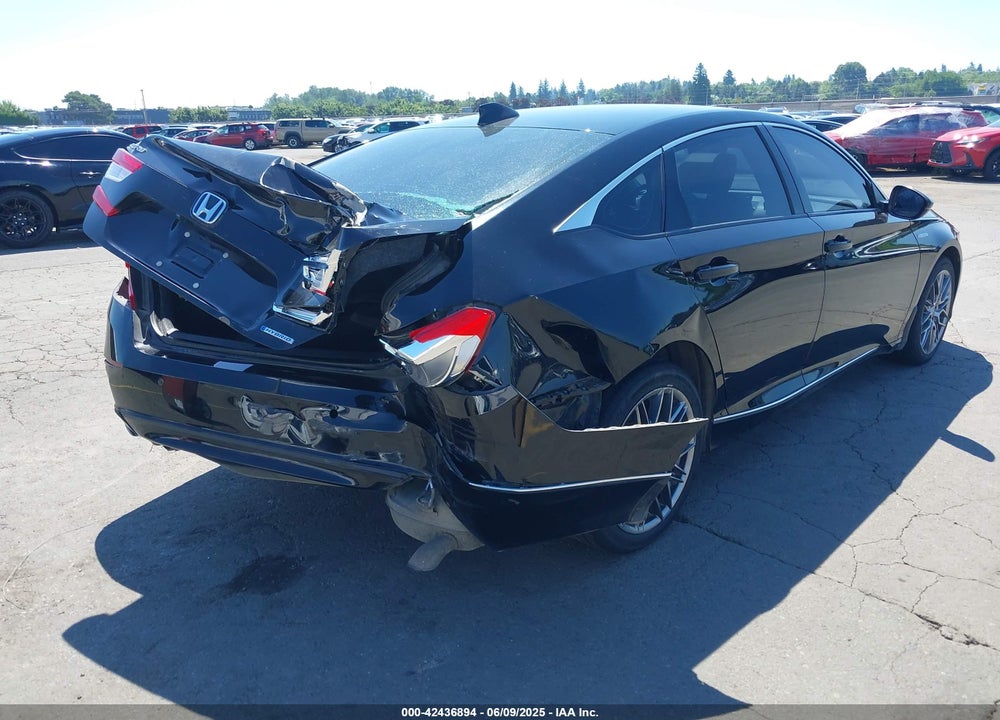 2022 HONDA ACCORD HYBRID EX-L VIN: 1HGCV3F58NA019403