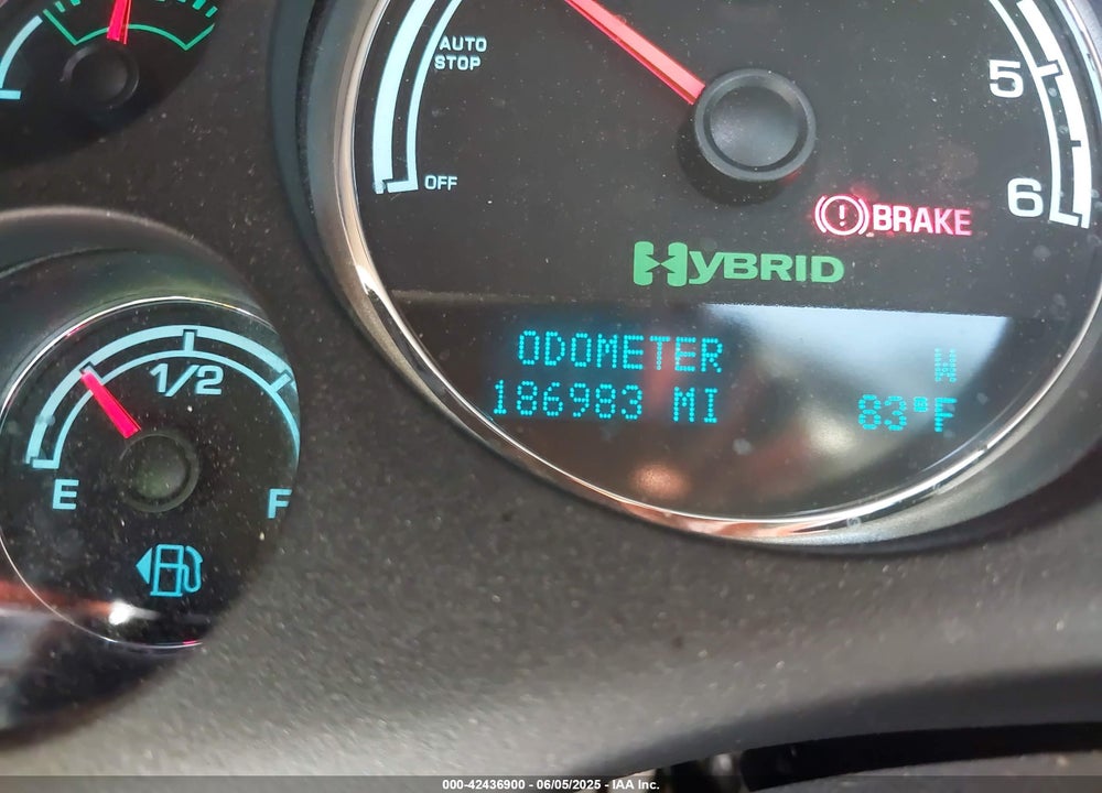 2009 CHEVROLET TAHOE HYBRID VIN: 1GNFK13599R182024