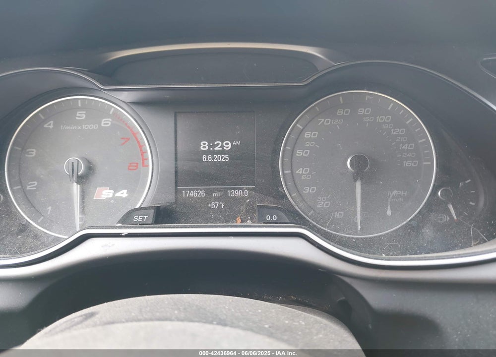 2013 AUDI S4 VIN: WAUBGAFL6DA052130