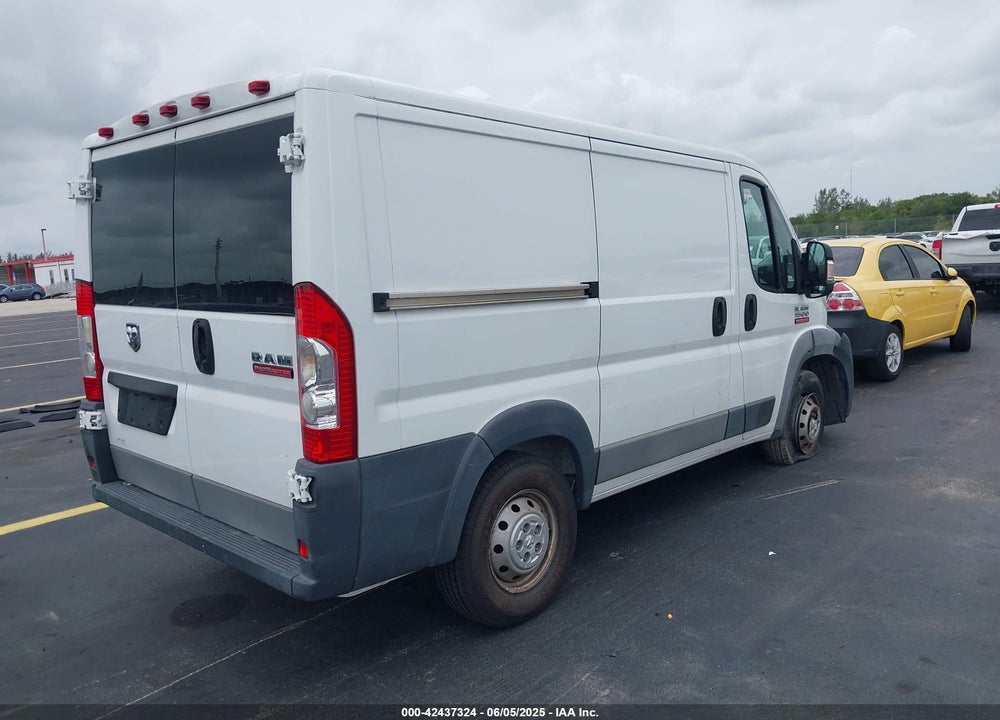 2017 RAM PROMASTER 1500 LOW ROOF 118 WB VIN: 3C6TRVNG1HE509563