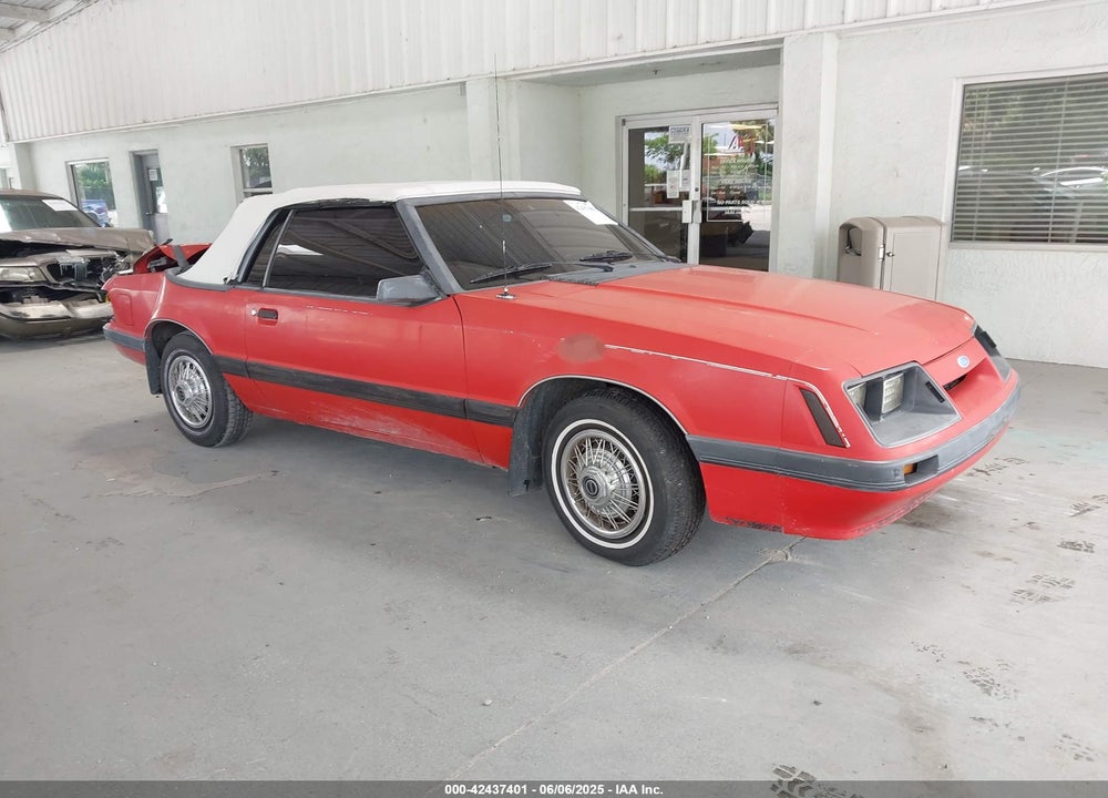 1986 FORD MUSTANG LX/GT VIN: 1FABP2738GF131495