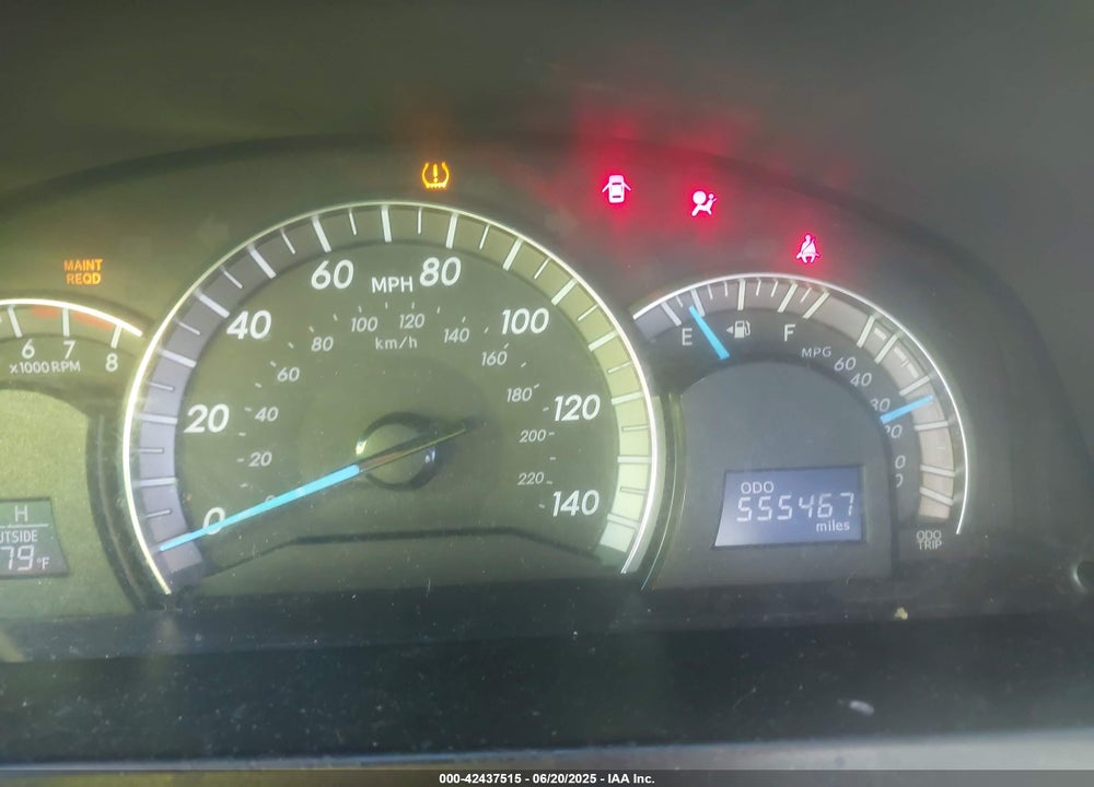 2012 TOYOTA CAMRY VIN: 4T1BF1FK6CU079737