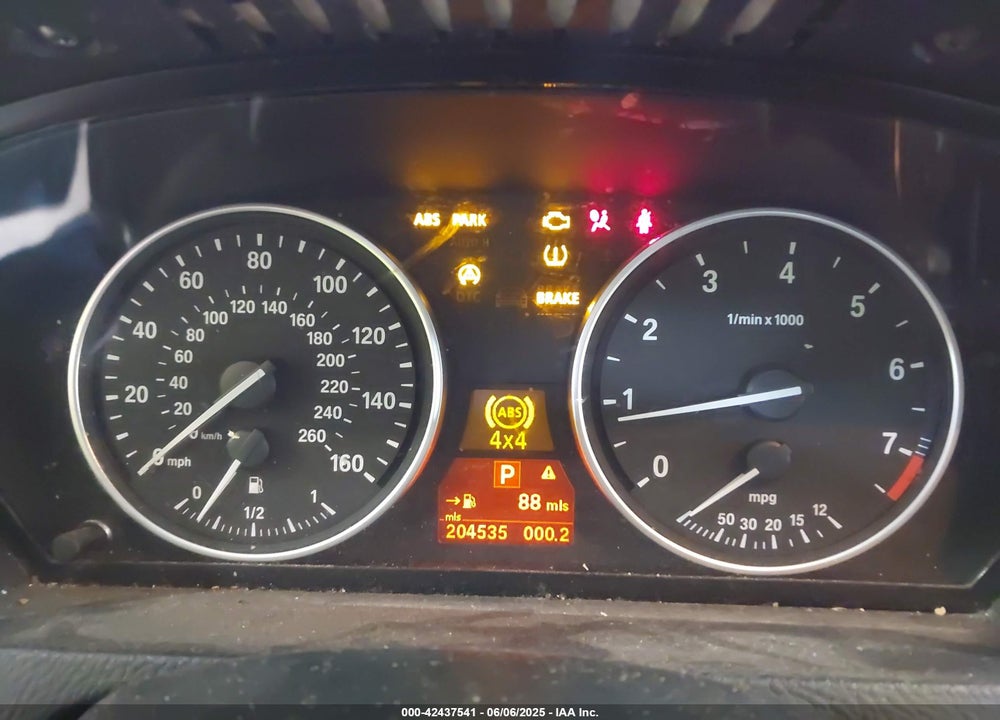 2009 BMW X5 XDRIVE30I VIN: 5UXFE43519L268124