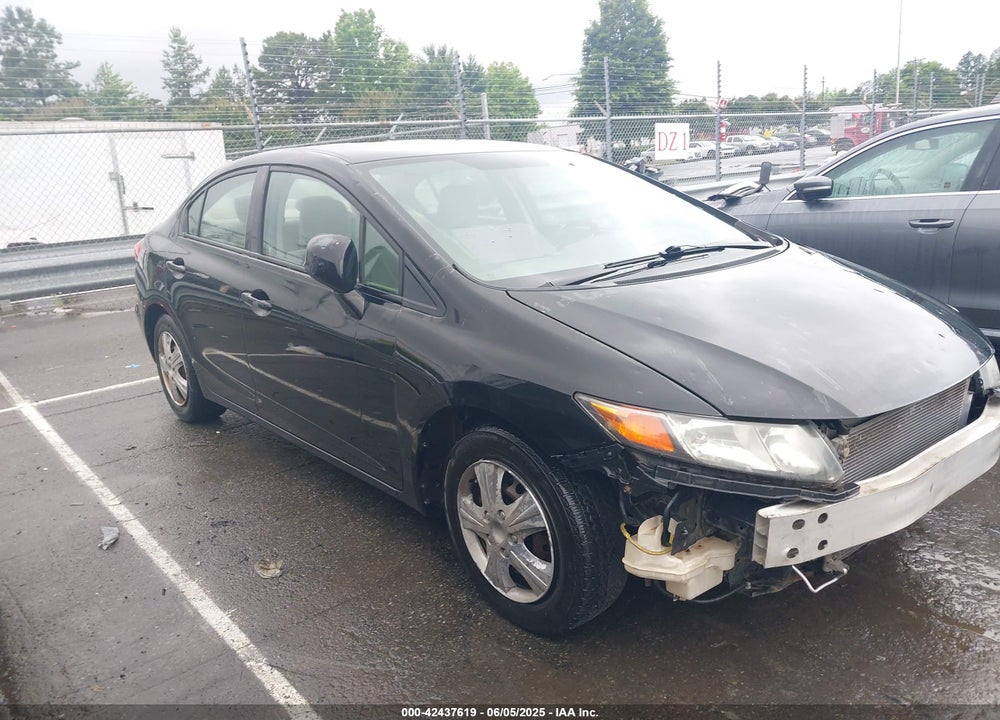 2012 HONDA CIVIC LX VIN: 19XFB2F52CE109834