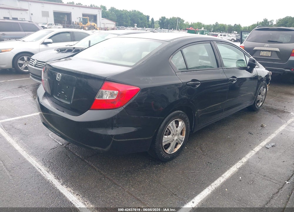 2012 HONDA CIVIC LX VIN: 19XFB2F52CE109834