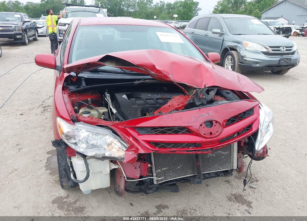 2011 TOYOTA COROLLA LE VIN: 2T1BU4EE0BC654434
