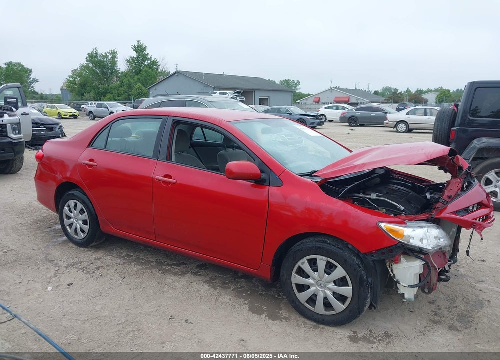 2011 TOYOTA COROLLA LE VIN: 2T1BU4EE0BC654434