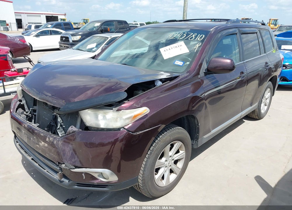 2012 TOYOTA HIGHLANDER VIN: 5TDBK3EH1CS117509
