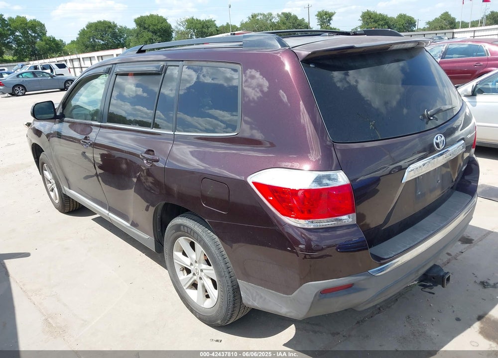 2012 TOYOTA HIGHLANDER VIN: 5TDBK3EH1CS117509