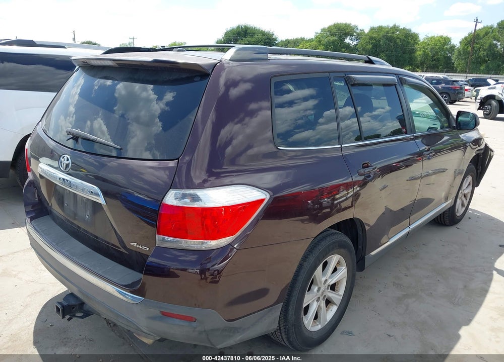2012 TOYOTA HIGHLANDER VIN: 5TDBK3EH1CS117509