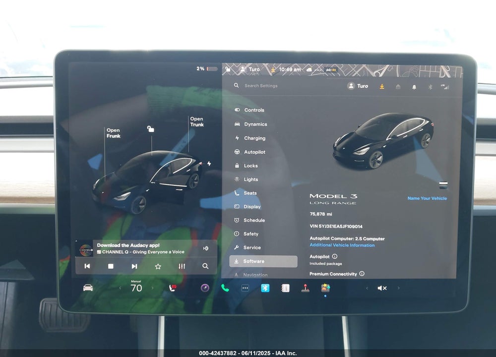 2018 TESLA MODEL 3 VIN: 5YJ3E1EA5JF109014