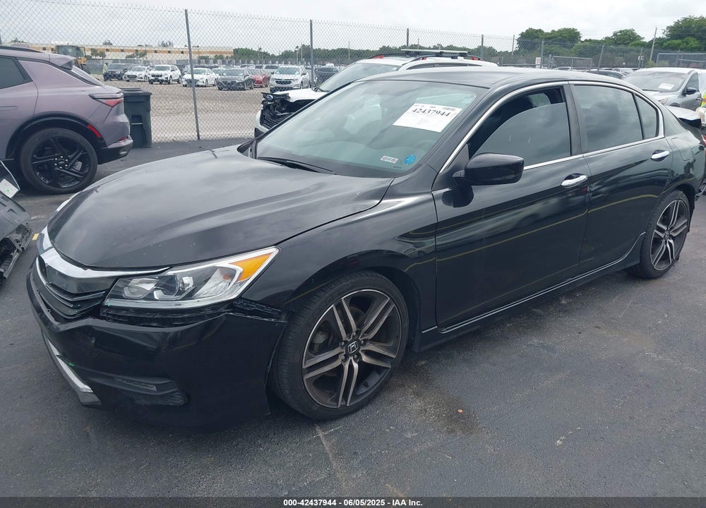 2016 HONDA ACCORD SPORT VIN: 1HGCR2F53GA102786