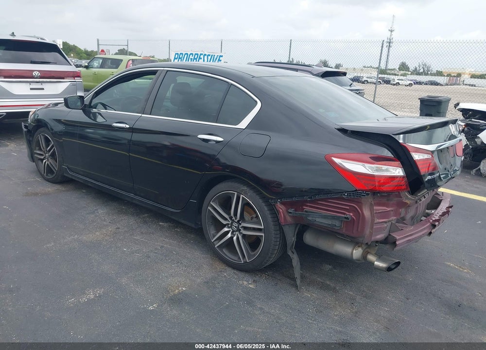 2016 HONDA ACCORD SPORT VIN: 1HGCR2F53GA102786