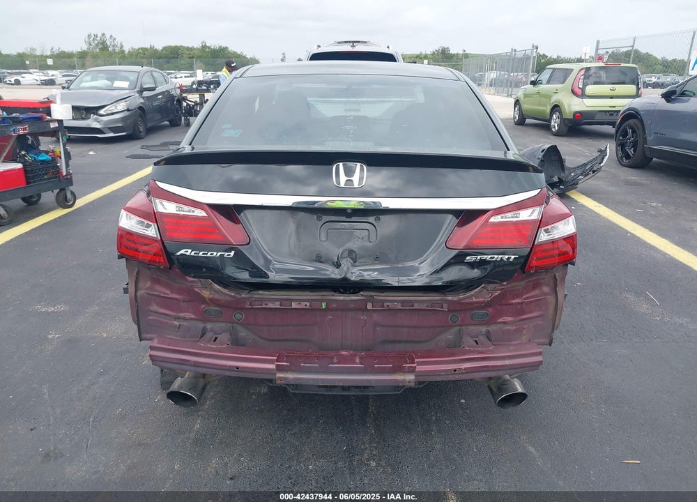 2016 HONDA ACCORD SPORT VIN: 1HGCR2F53GA102786